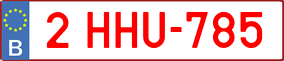 Truck License Plate